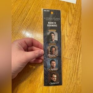 Supernatural Magnetic Bookmarks - 4 Set - Brand New, Still Sealed - Book Nerd